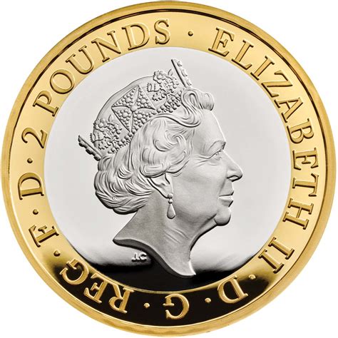 royal mint issued 2 pounds